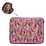 Load image into Gallery viewer, Super Sister Personalized Laptop Sleeve
