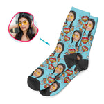 Load image into Gallery viewer, Super Sister Personalized Socks
