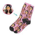 Load image into Gallery viewer, Super Sister Personalized Socks
