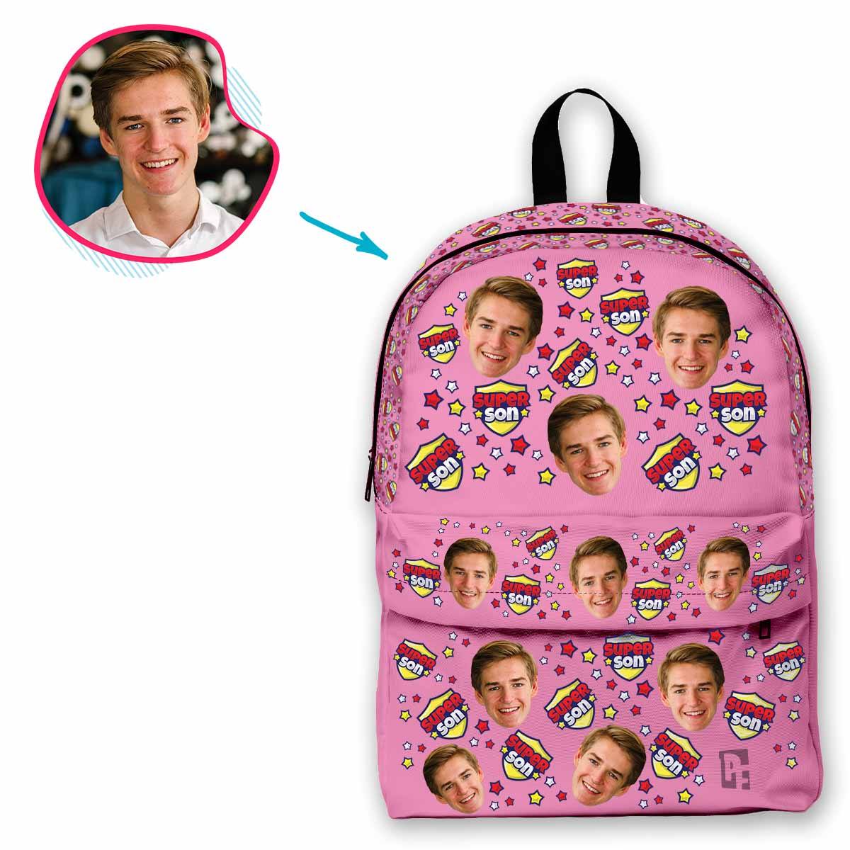 Super Son Personalized Classic Backpack