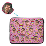 Load image into Gallery viewer, Super Son Personalized Laptop Sleeve
