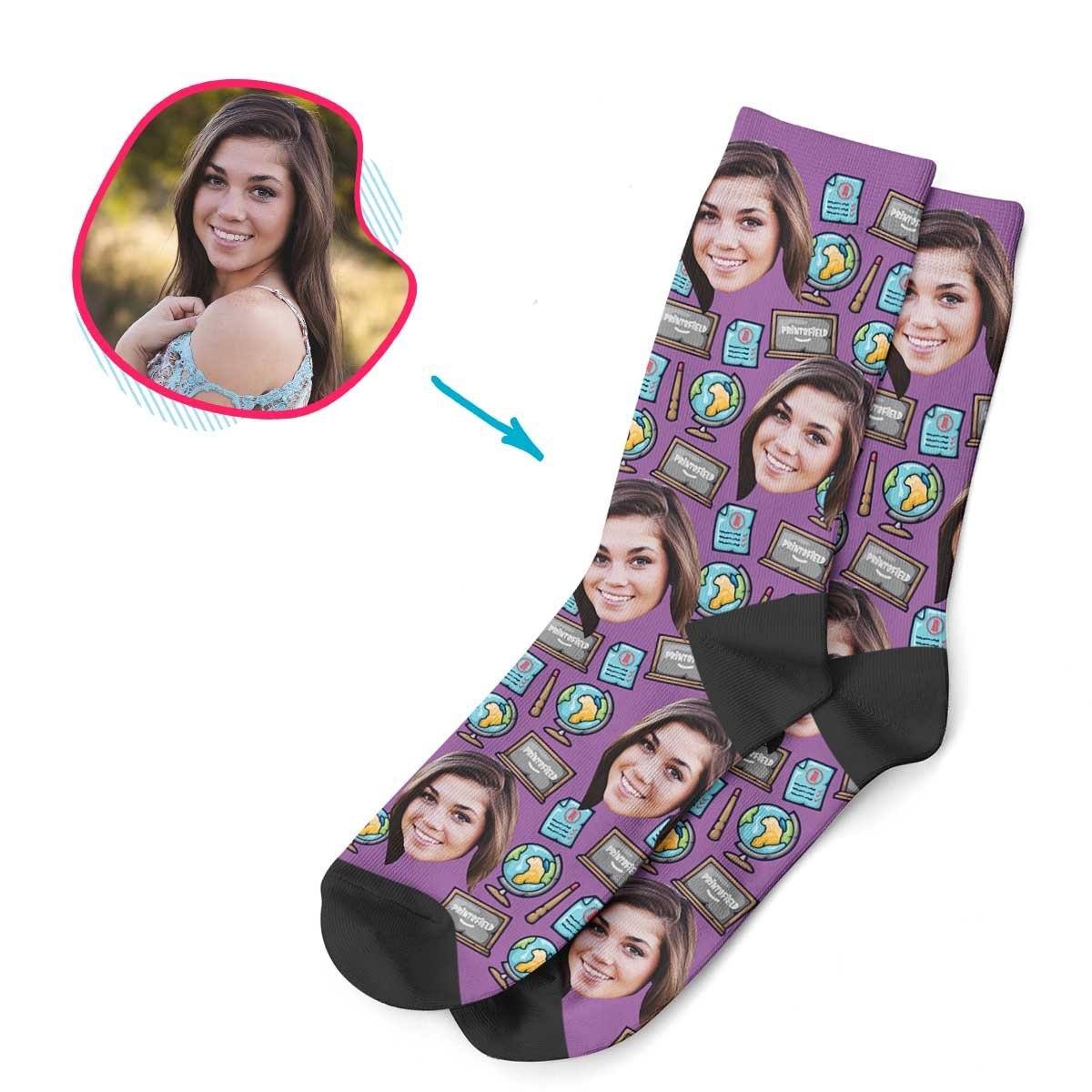 Teacher Personalized Socks