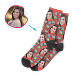 Load image into Gallery viewer, Teacher Personalized Socks
