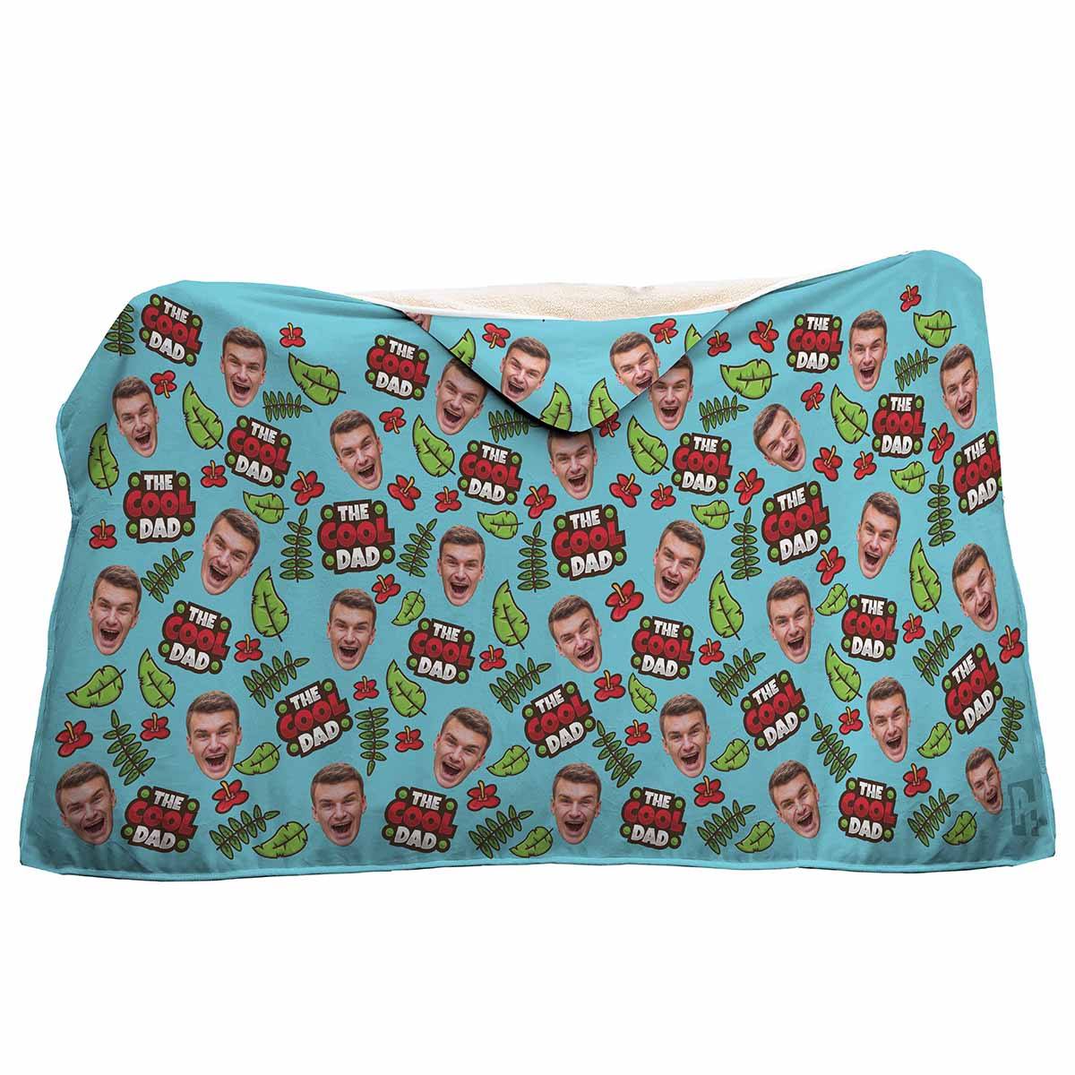 The Cool Dad Personalized Hooded Blanket
