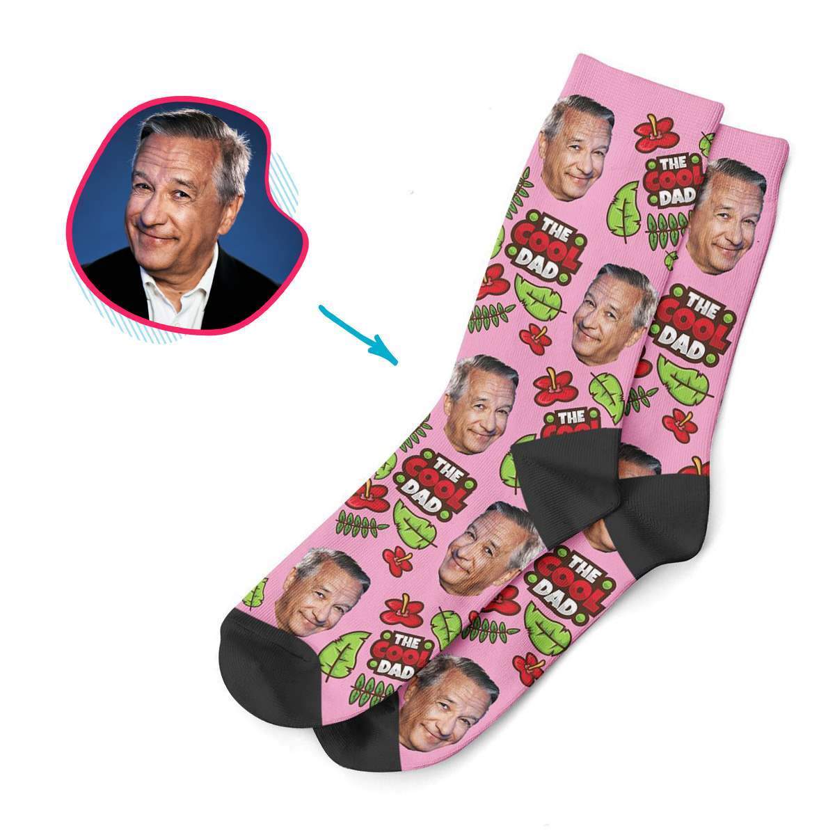 The Cool Dad Personalized Socks