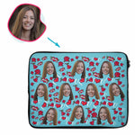 Load image into Gallery viewer, Valentines Personalized Laptop Sleeve
