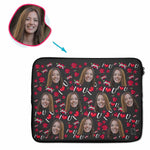 Load image into Gallery viewer, Valentines Personalized Laptop Sleeve
