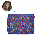 Load image into Gallery viewer, Valentines Personalized Laptop Sleeve
