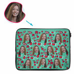 Load image into Gallery viewer, Valentines Personalized Laptop Sleeve
