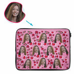 Load image into Gallery viewer, Valentines Personalized Laptop Sleeve
