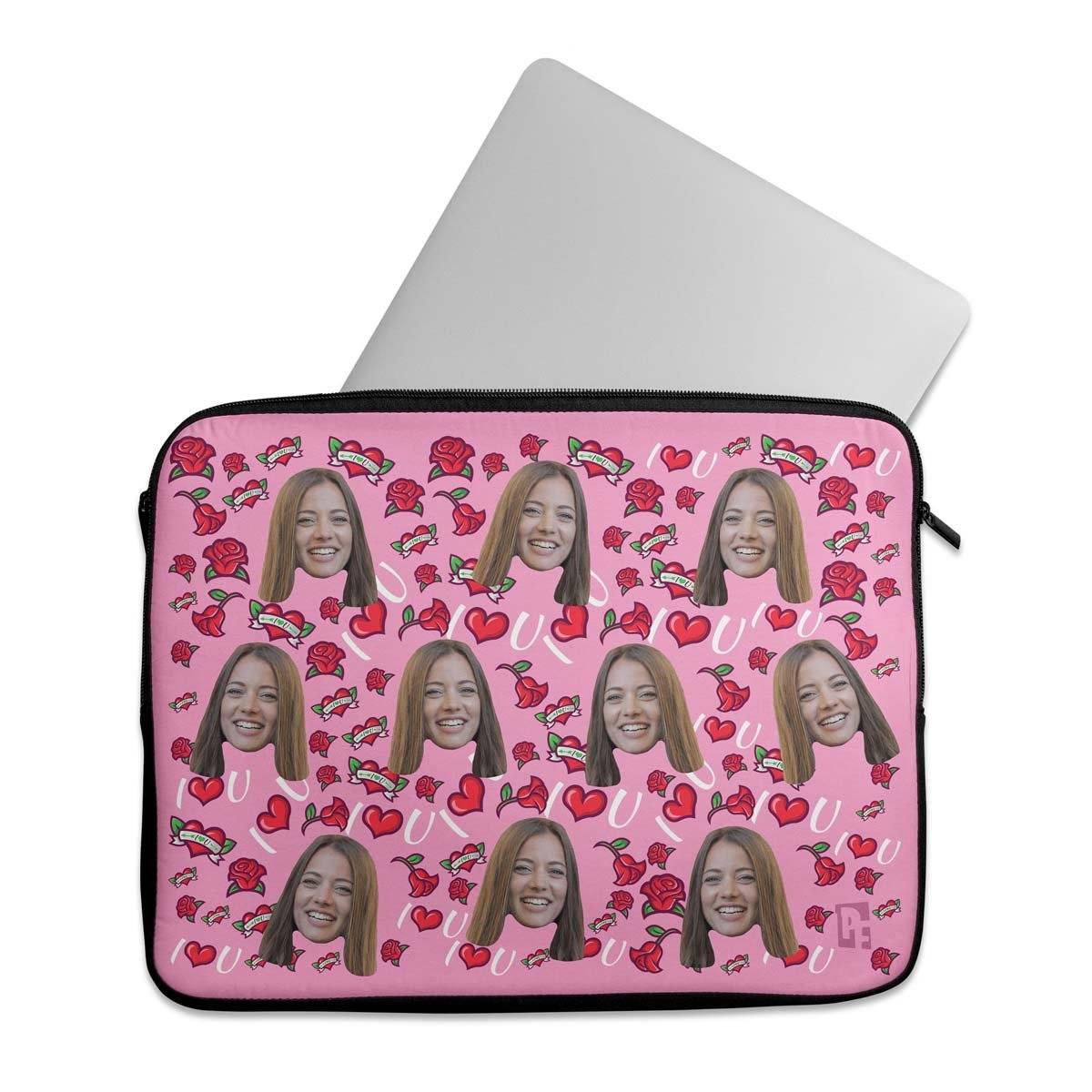 Valentines Personalized Laptop Sleeve