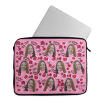 Load image into Gallery viewer, Valentines Personalized Laptop Sleeve

