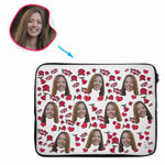 Load image into Gallery viewer, Valentines Personalized Laptop Sleeve
