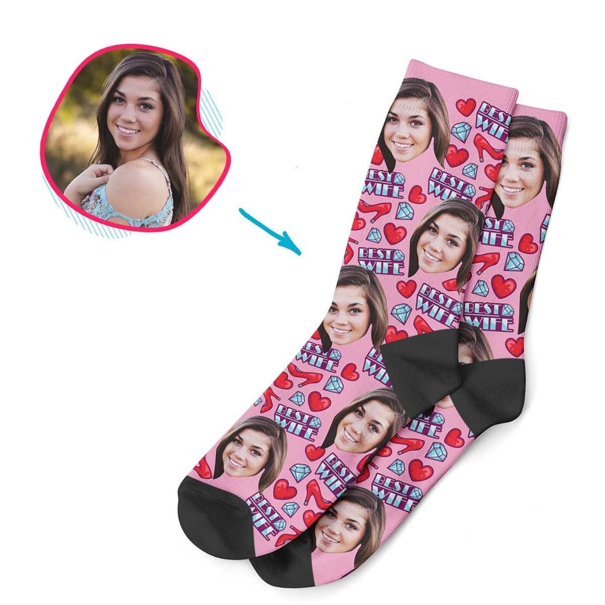 Wife Personalized Socks