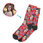 Load image into Gallery viewer, Wife Personalized Socks
